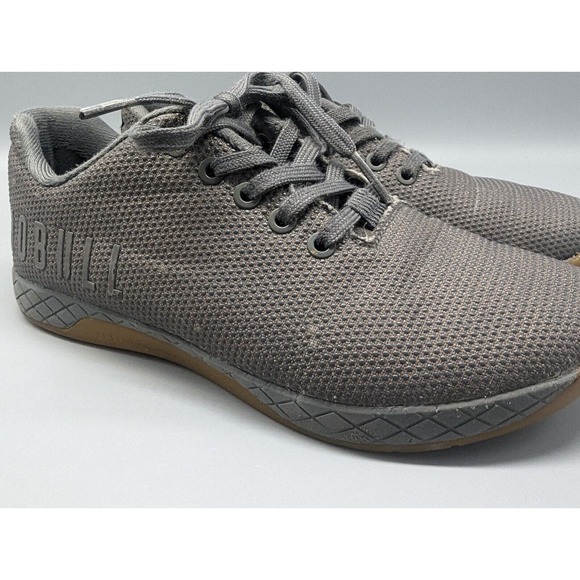 NoBull Shoes Athletic Trainers Gray On Gray Women's Size 8.5 Men's Size 7 - Picture 4 of 11